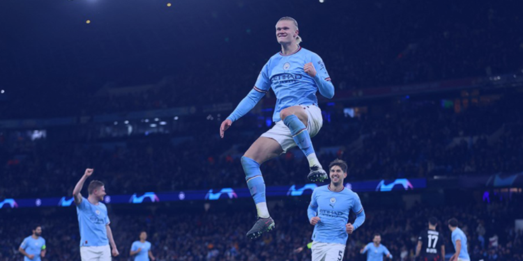 Erling Haaland çoştu Manchester City çeyrek finale uçtu