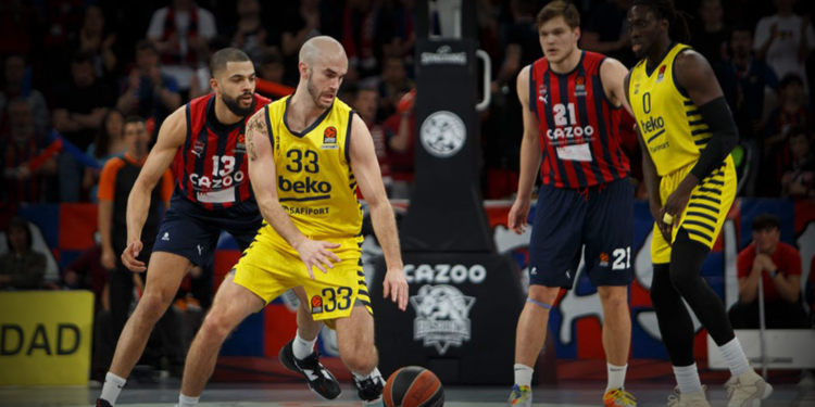 Euroleague’de Fenerbahçe Beko deplasmanda farklı yenildi
