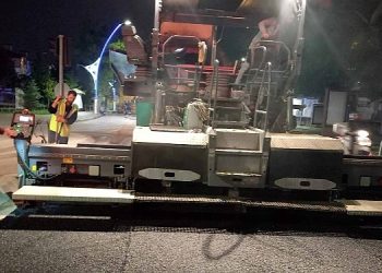 Turan Güneş Caddesi Yol Bakım Timi tarafından asfaltlandı
