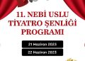 11. Nebi Uslu Tiyato Şenliği başlıyor!