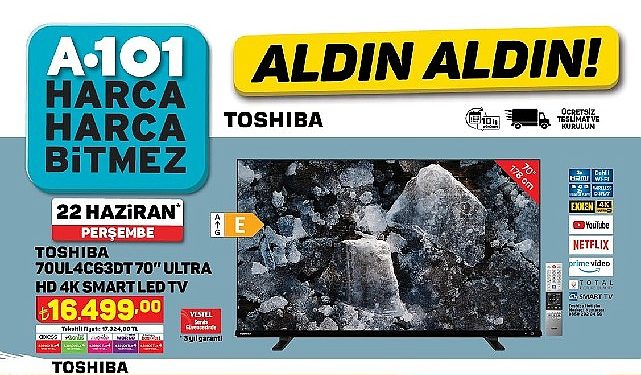 Avantajlı Fiyatlarıyla Teknolojik Eserler Bu Hafta A101’de