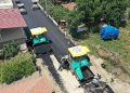 Aydın Büyükşehir Belediyesi Çine Kahraman Mahallesi yolunu yeniliyor