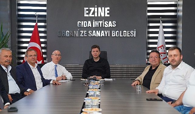 Ayvalık ve Ezine Besin OSB’leri ortasında bilgi alışverişi