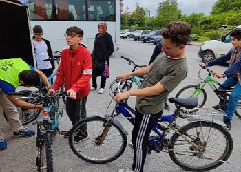 Bisiklet Tamir Çadırları Konyalıların Hizmetinde