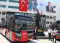 Büyükşehir’in 60 kırmızı otobüsü toplu ulaşımda hizmette