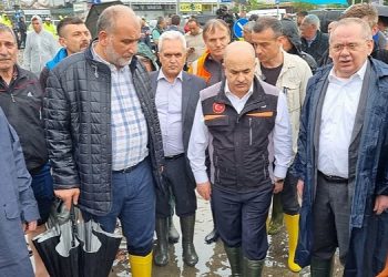 Canik’te Sağanak Yağışa Karşı Faal Çaba