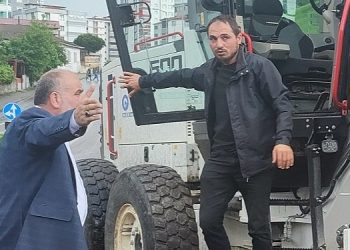 Canik’te Takımlar Yağmura Karşı Canla Başla Uğraş Etti