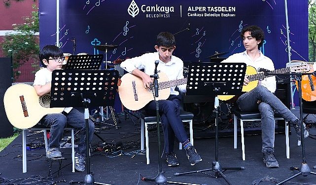 Çankaya’nın minik yetenekleri sahne aldı
