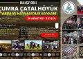 Çumra Çatalhöyük Tarım ve Hayvancılık Bayramı İçin Ön Müracaatlar Başladı