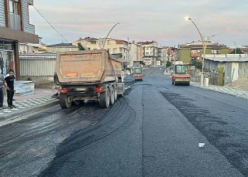 Darıca Lokman Doktor Caddesine aşınma asfaltı