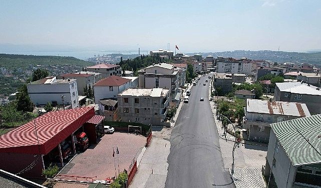 Dilovası İstiklal Caddesi yenilendi