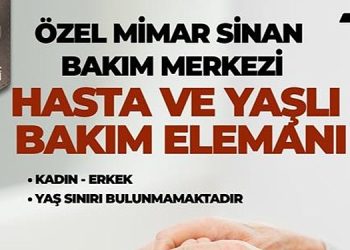 Hasta Ve Yaşlı Bakım İşçileri Alınacak