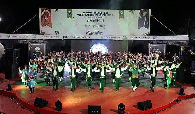 İnegöl Belediyesi Halk Dansları Topluluğundan Süper Gece