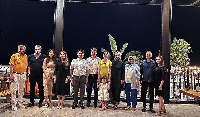 Jandarma Kumandanı Ergel’e veda yemeği