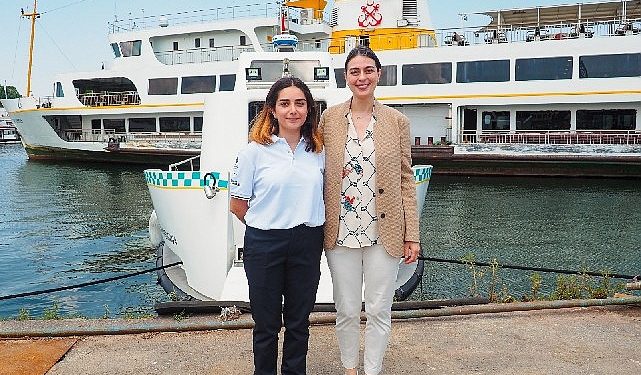 Kent Sınırları tarihinin birinci bayan kaptanı Deniz Taksi’nin dümeninde