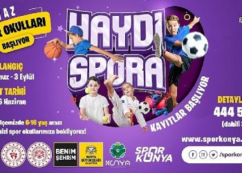 Konya Büyükşehir’in 28 İlçedeki Yaz Spor Okulları’nda Kayıt Heyecanı Devam Ediyor