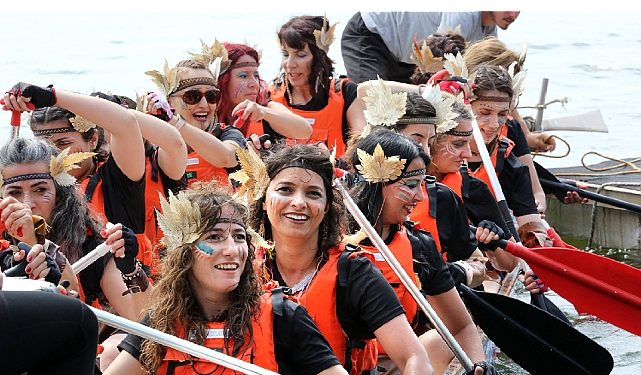 Küçükçekmece Gölü’nde Dragon heyecanı