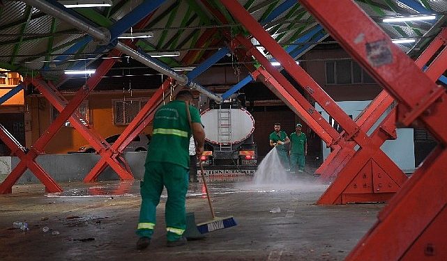 Kurban kesim yerlerinde aralıksız paklık