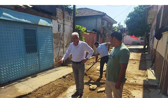 Lider Eriş, yıpranan yollar için alanda