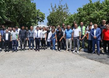 Lider Kılıç, mesai arkadaşlarıyla bayramlaştı