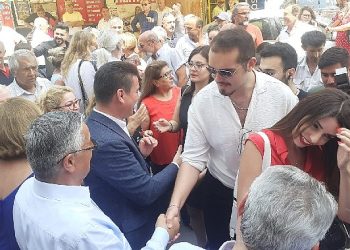 Lider Topaloğlu, CHP Antalya Vilayet Binası’ndaki bayramlaşma merasimine katıldı