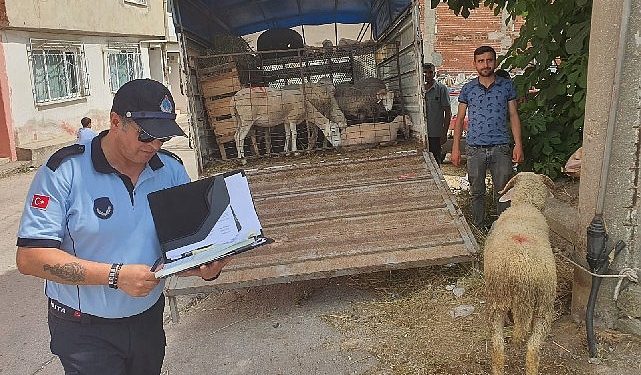 Mahalle ortasında kurban satışına müsaade yok