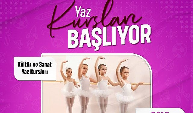 Mustafakemalpaşa Kültür Sanat Yaz Kursları başlıyor