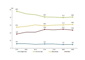 Obez bireylerin oranı %20,2 oldu