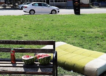 Parkta üzücü imgeler: Kent magandaları tekrar ziyan verdi