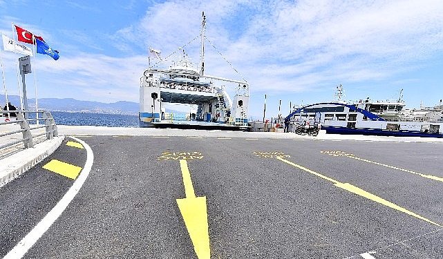 Üçkuyular İskelesi yeni yüzüyle hizmette