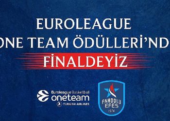 Anadolu Efes Spor Kulübü, Toplumsal Sorumluluk Projesiyle One Team Ödülleri’nde Finale Kalan Kadrolardan Biri Oldu