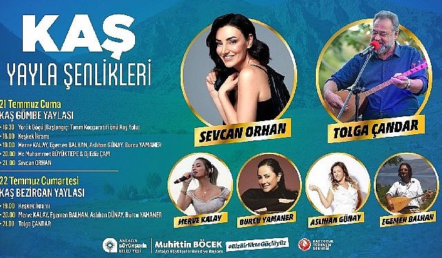 Antalya Büyükşehir Belediyesi’nden Gömbe ve Bezirgan’da yayla şenliği