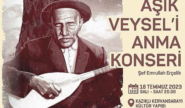 Aşık Veysel unutulmaz Türküleriyle Gölcük’te anılacak