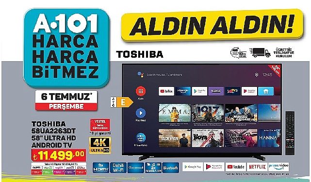 Avantajlı Fiyatlarıyla Teknolojik Eserler Bu Hafta A101’de