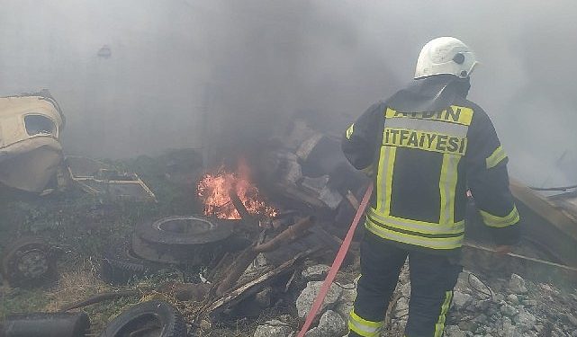 Aydın Büyükşehir Belediyesi İtfaiyesi bir faciayı daha önledi