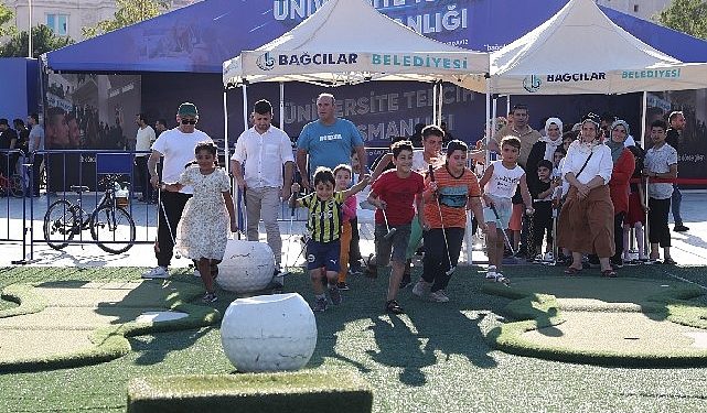 Bağcılarlılar Küçük Golf keyfi yaşıyor