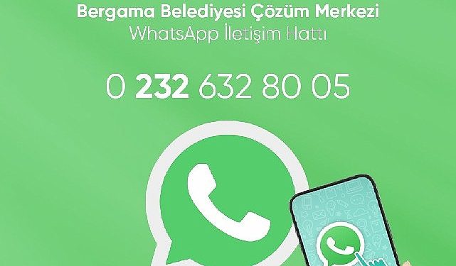 Bergama Belediyesi Tahlil Merkezi Whatsapp sınırı tahlile kavuşturuyor