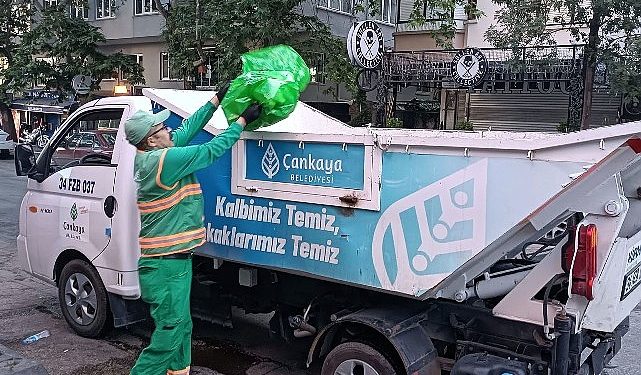 Çankaya Belediyesi ağır bayram paklığı yaptı