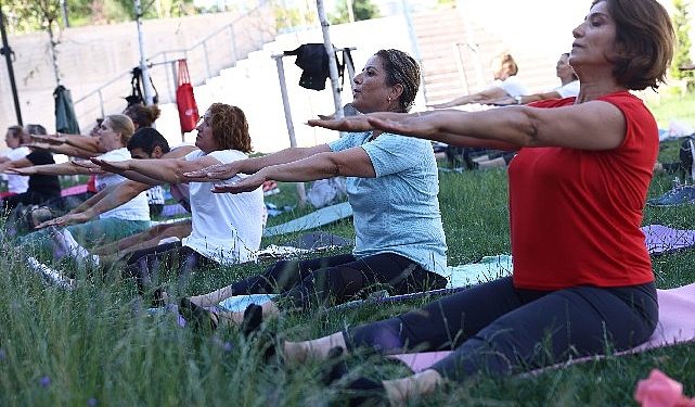 Çankaya konutlarında açık hava spor ve yoga aktiflikleri sörüyor