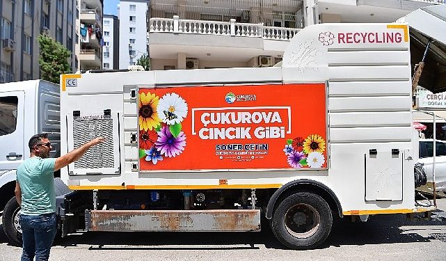 Çukurova’da konteynerler ilaçlı su ile yıkanıyor