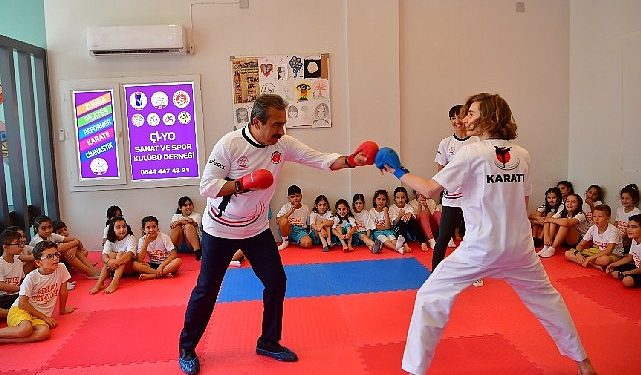 Çukurovalı çocuklar spor yapıyor