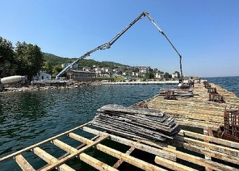 Değirmendere çekek yerinde hummalı çalışma