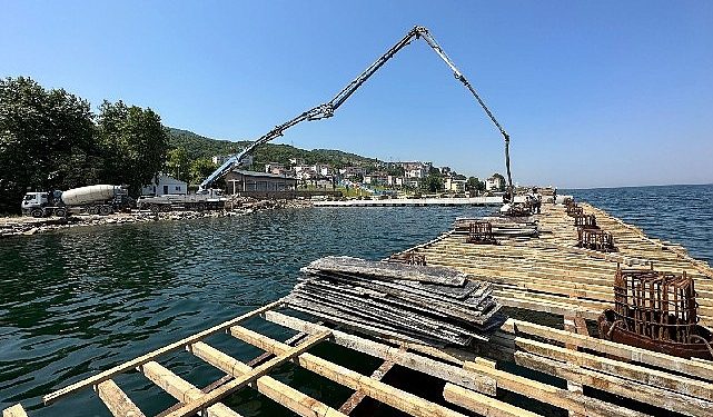Değirmendere çekek yerinde hummalı çalışma