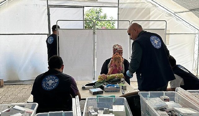 Dünya Hekimleri Tam Donanımlı Taşınabilir Sıhhat Hizmetleriyle Alanda Kıymetli Vazife Üstleniyor