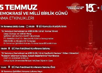 Ege Üniversitesinde Türkiye Yüzyılı’nın kahramanları anlatılacak