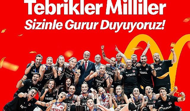 Filenin Sultanları’nın Resmi Sponsoru McDonald’s A Ulusal Bayan Voleybol Kadrosuyla Gurur Duyuyor!