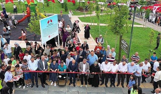 Gazi yakup kutman parkı keçiören’de açıldı 