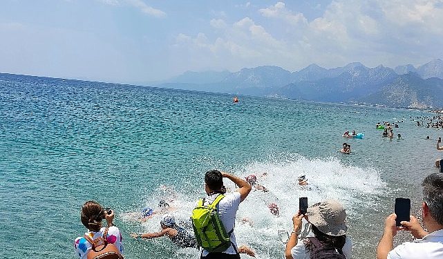 Genç sportmenler hem yarıştı hem eğlendi