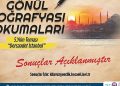 Gönül Coğrafyası Okumalarında kazananlar açıklandı