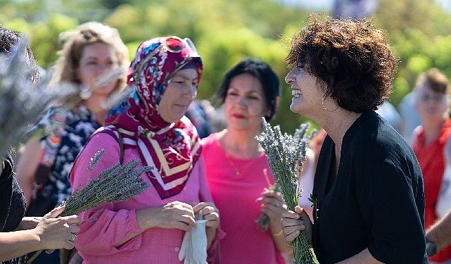 İmece metodu lavanta hasadında dayanışma örneği